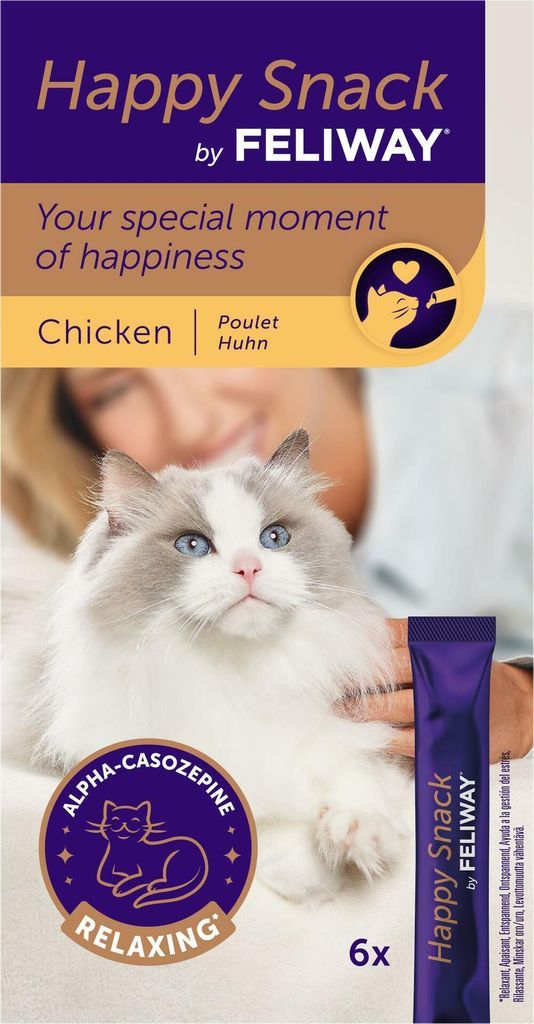 feliway - happy snack by feliway 6x15gr