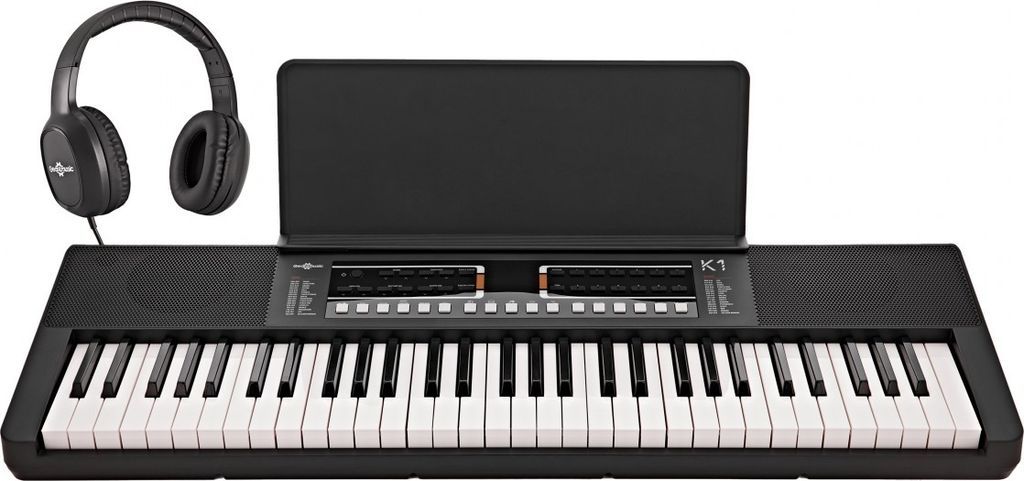 Gear4music K1+ 61-Toners Keyboard Med Tastelys Bluetooth