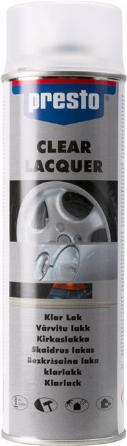 Spraymaling, klar lak, acryl 500 ml.