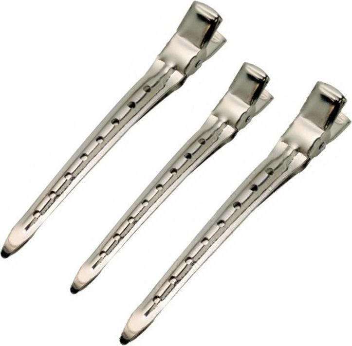 Comair Hårklemmer Krokodillenæb Metal 3150123 12 stk.