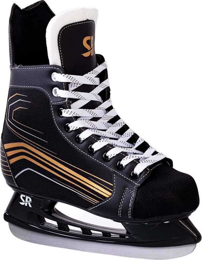 SR Ice Hockey Skate Black Gold