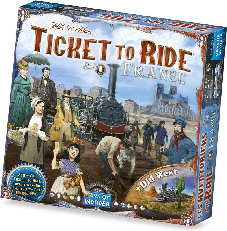 Days of Wonder Ticket To Ride Map Coll. #6 France (Nordic/DE/EN)
