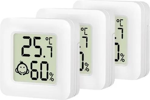 LogiLink Digital Mini Termometer Hygrometer 3-pack