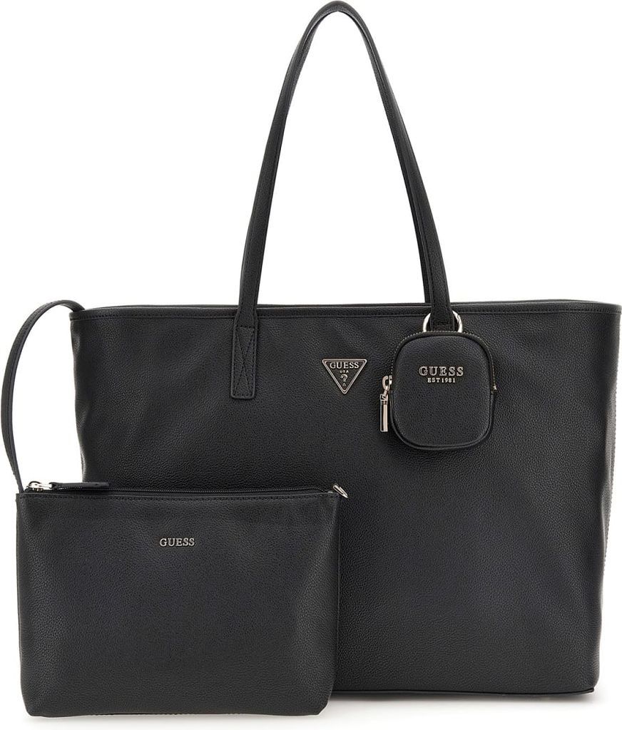GUESS Shopper 'POWER PLAY II LARGE TECH TOTE'  guld / sort