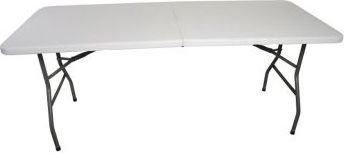sunfun foldebord hvid 180 cm