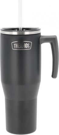 Thermos - Termokrus med hank 1,1 liter Mat hvid