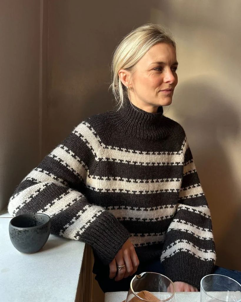 Strikkekit, Key Sweater fra PetiteKnit i Peer Gynt og Alpakka Følgetråd