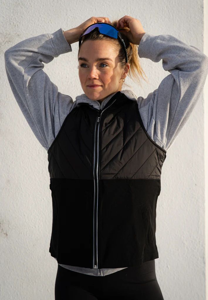 BLACC Run Slim Vest Jet Female, Tøj, jakker, Løb, Sort