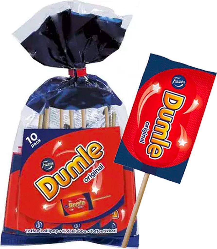 Fazer Dumle Slikkepinde 10x100g 100g 10pak