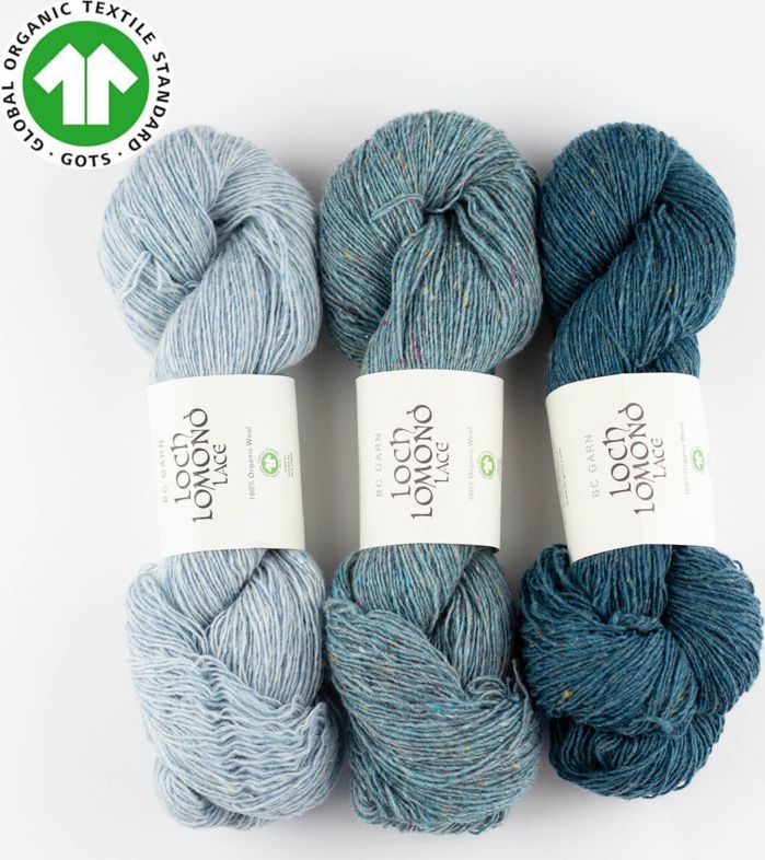 BC Garn Loch Lomond Lace GOTS 08 Mudder 50 g