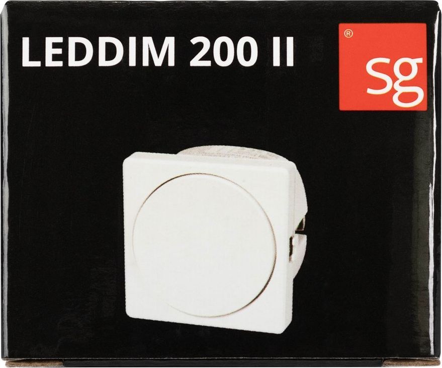 Lysdæmper leddim 200 ii hvid til fuga