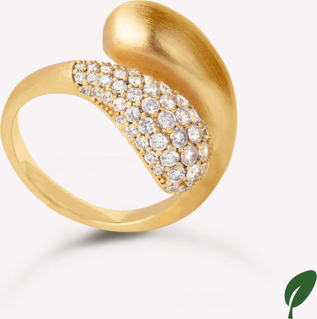 ocean flow duo sparkle ring