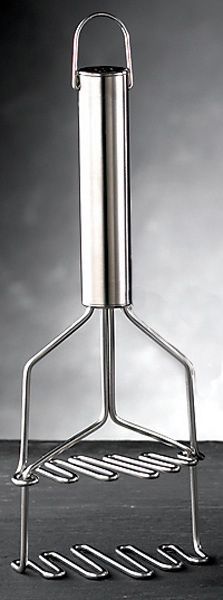 Steel-Function kartoffelmoser, dobbelt, rustfrit stål