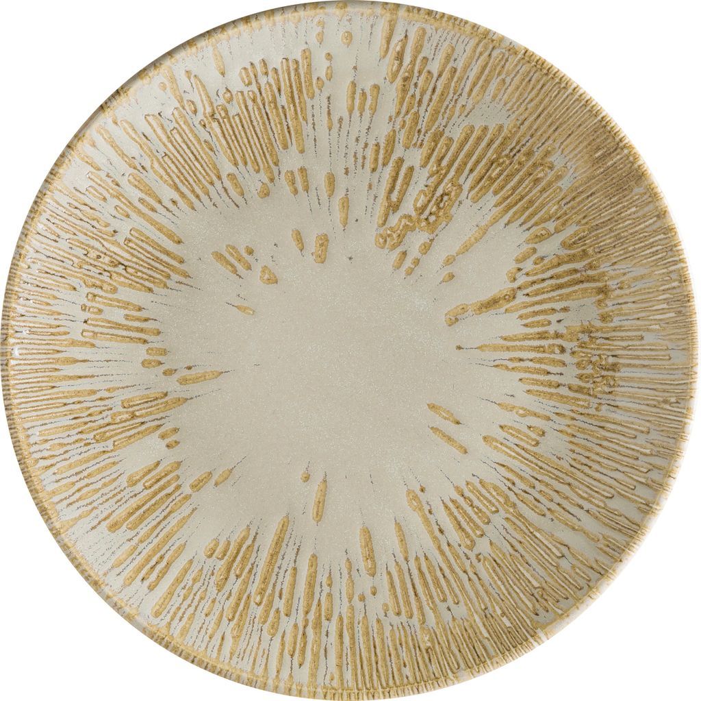 Bonna Snell flad tallerken, sand, ø27 cm