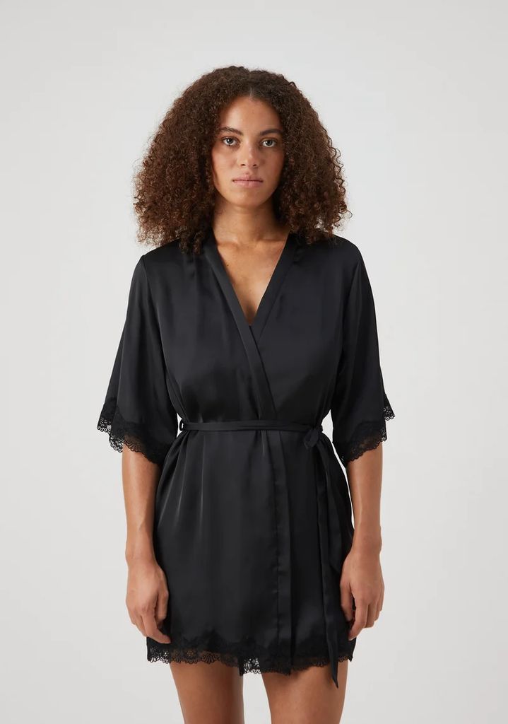 Anna Field Badekåpe - Black