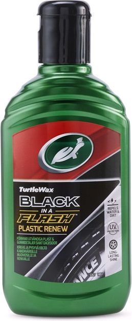 Turtle Wax Black in a Flash Trim & Tyre Wax 0.3L