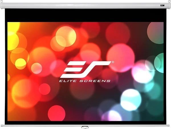 elite screens m92xwh projektorlærred, 92", 16:9, hvid