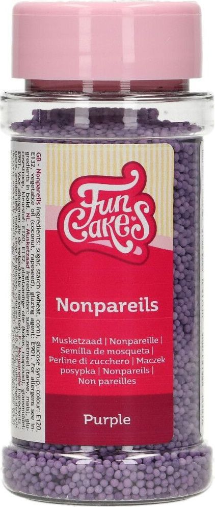 Funcakes krymmel nonpareils Kagedekoration