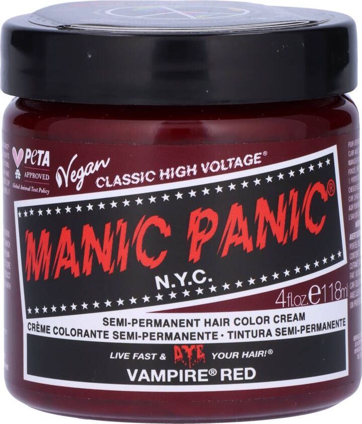Manic Panic Semi-Permanent Color Cream Vampire Red 118 ml