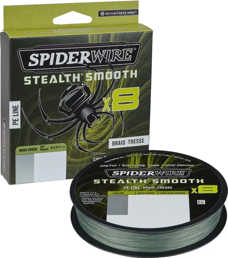 spiderwire stealth smooth 8 moss green