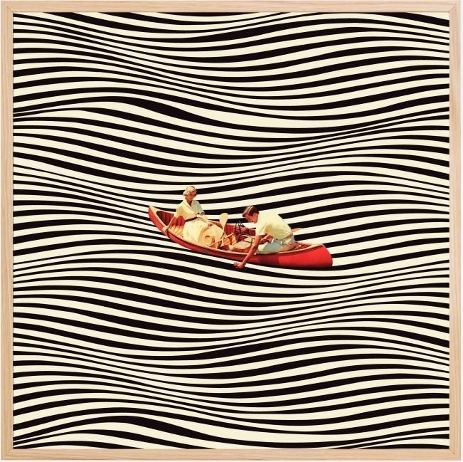 the real boat trip poster (100x100 cm)
