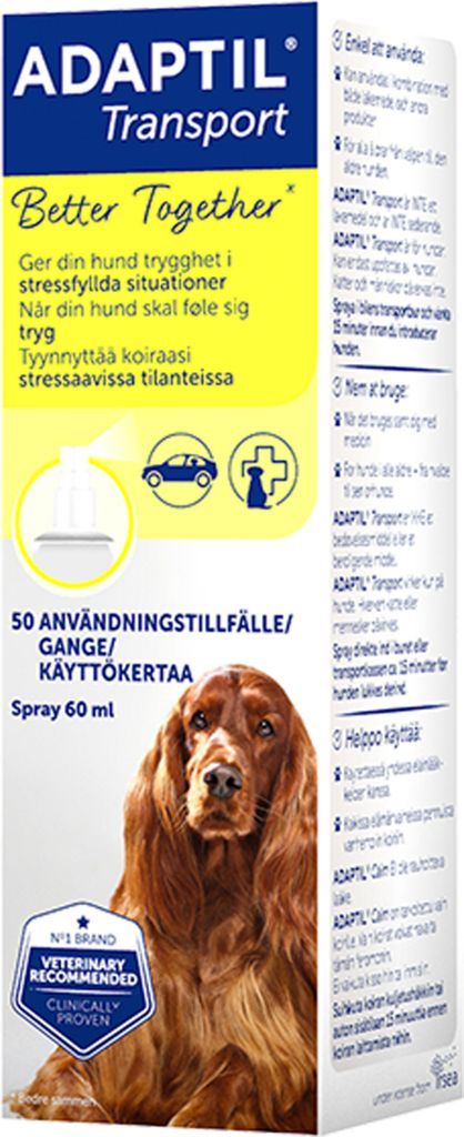 tryghedsspray adaptil transport 60 ml