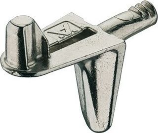 Häfele Ixconnect hyldebærer. Fastlåsning i hylde med tap, Ø 3mm - forniklet