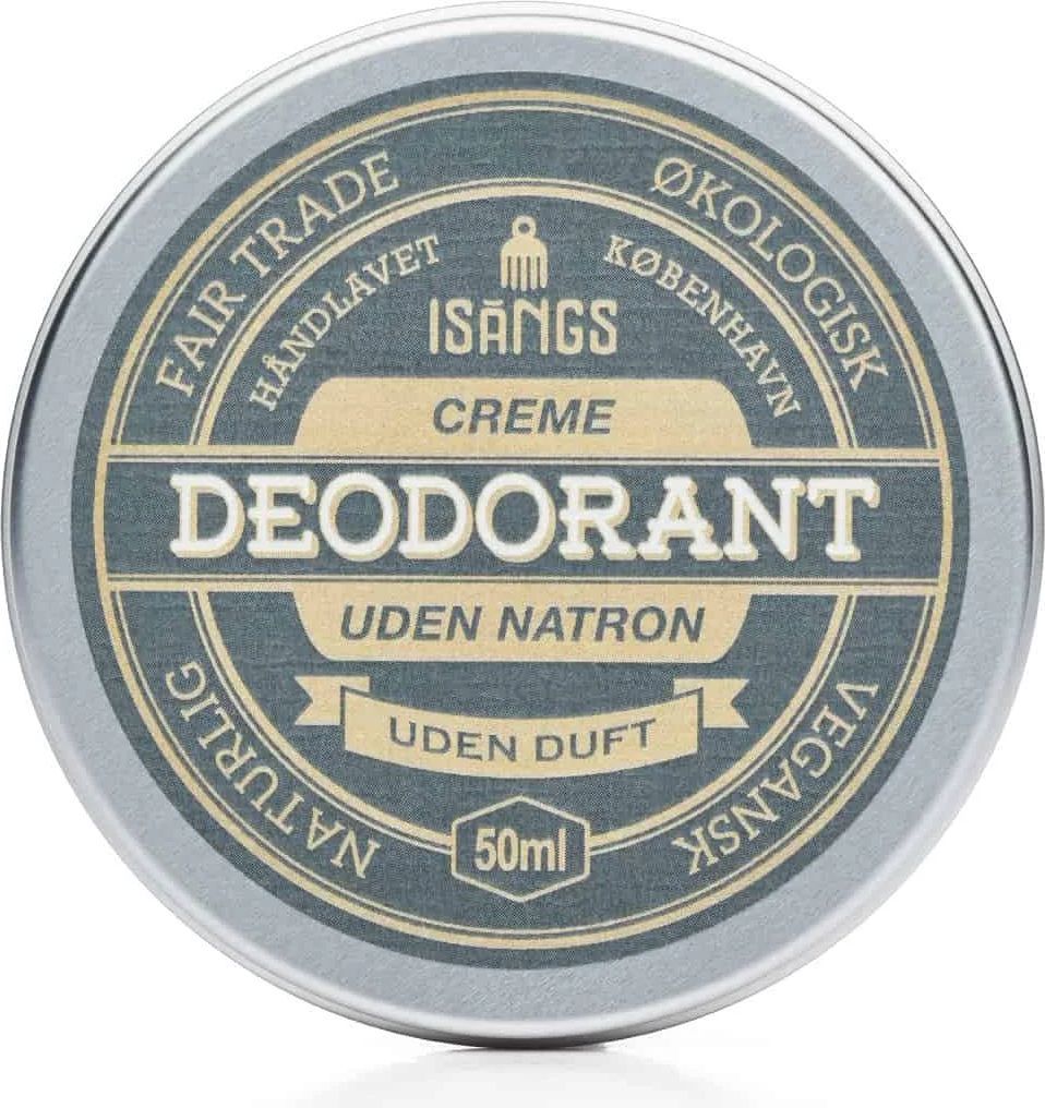 Isangs Uden Natron Uden Duft Deo Cream 50ml