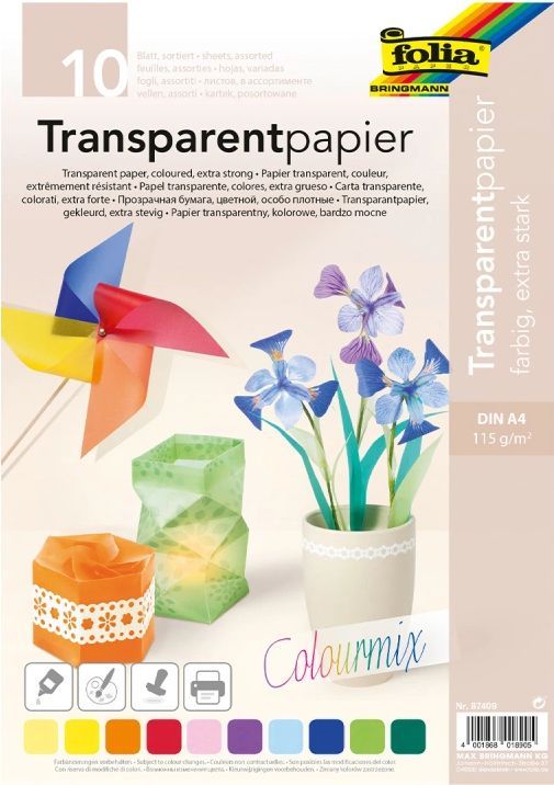 folia Transparentpapier 115 g/qm, 10