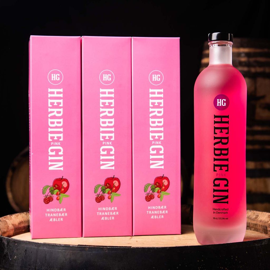 Herbie Gin Gin - Pink 37.5% 70 cl