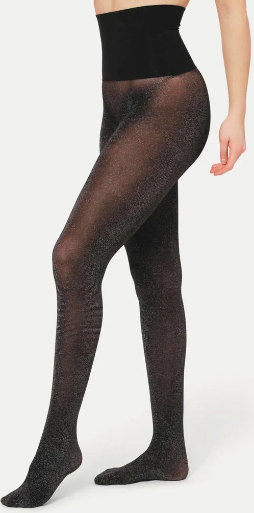 Sort Dear Denier 50 Glimmer Strømpebuks Med Mohair