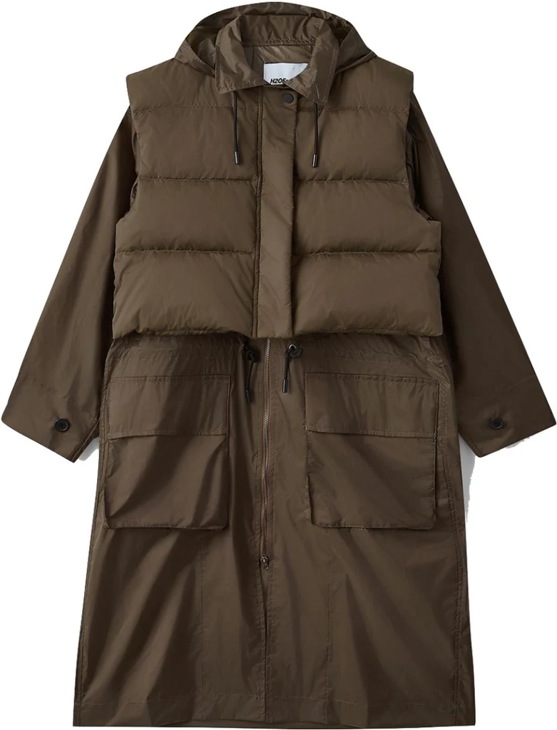 H2OFagerholt Regnjakke Rain Coat - Earth
