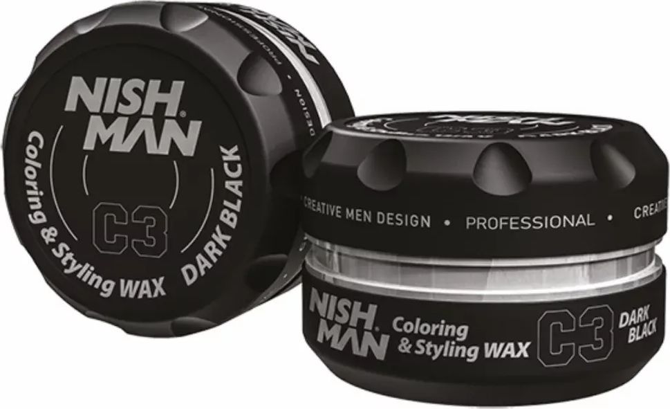 Nishman Hair Coloring Wax C3 Black 100ml