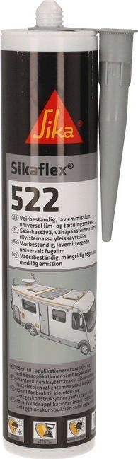Sikaflex-522 Caravan 300ml hvid