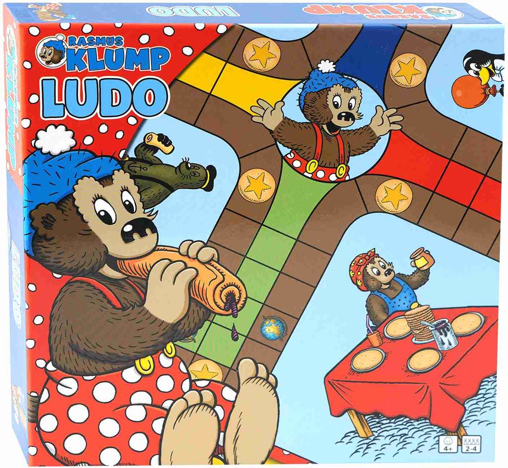 barbo toys rasmus klump - ludo brætspil