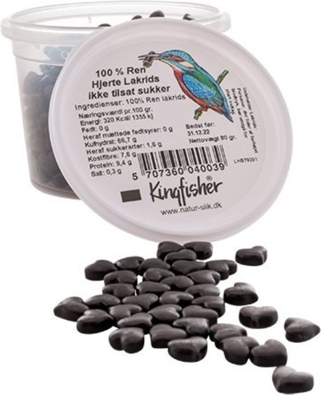Kingfisher Pure Heart Licorice 80g