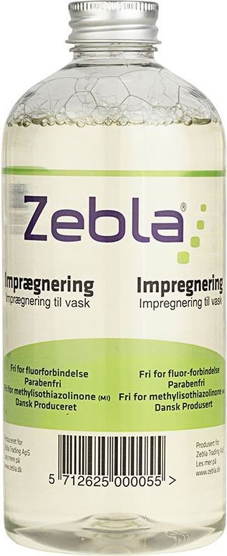 Zebla PFAS-fri Imprægnering Vask 500 ML
