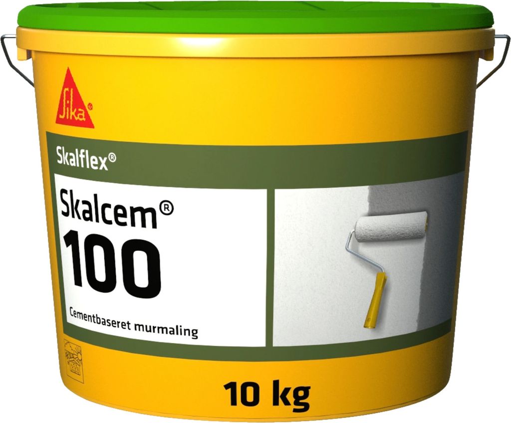 skalflex® skalcem® 100, facademaling, hvid, 10 kg