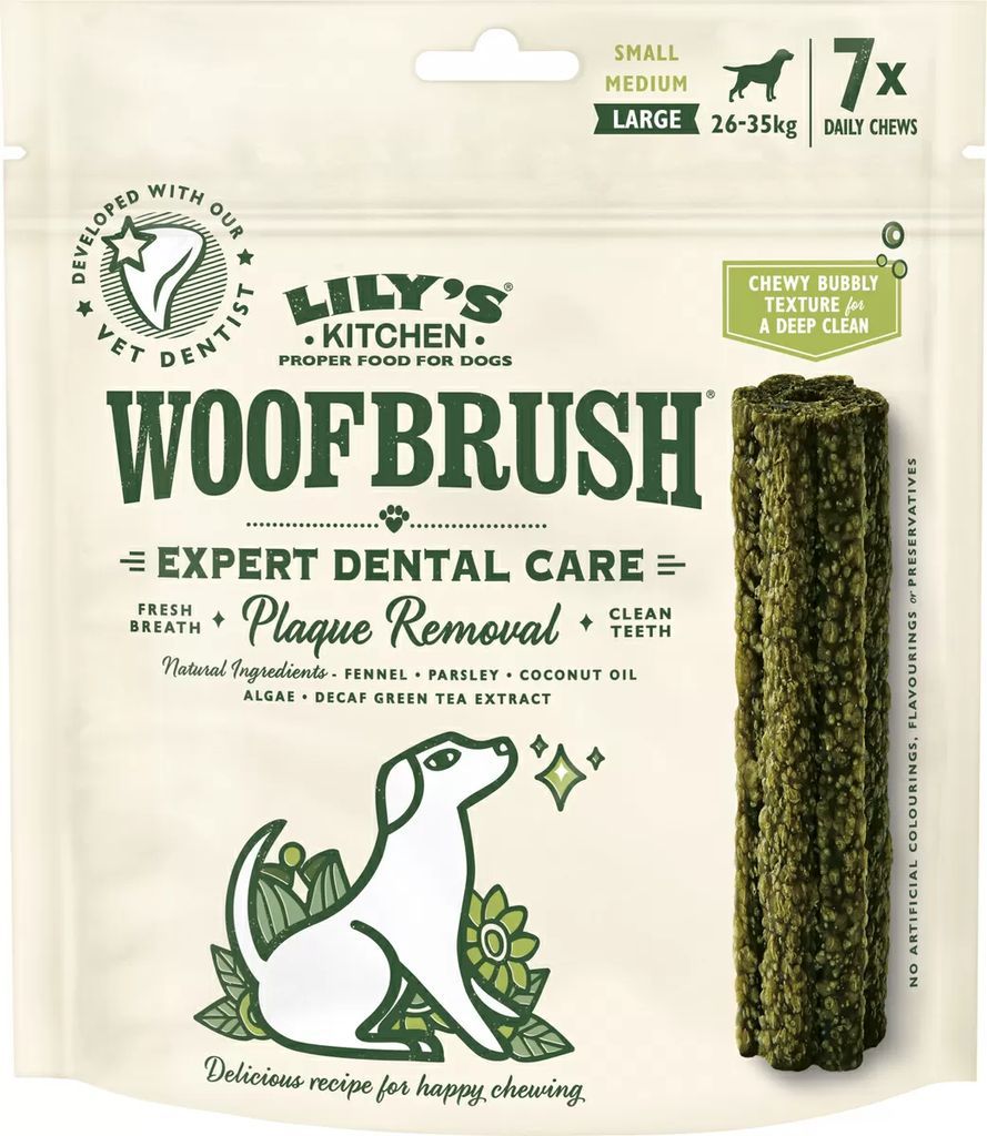 Lily's kitchen Woofbrush Dental Care Large Multipack 7x47g
