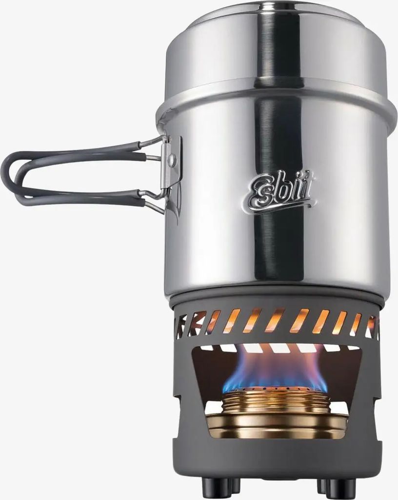 Esbit - Kogesæt med spritbrænder i rustfrit stål