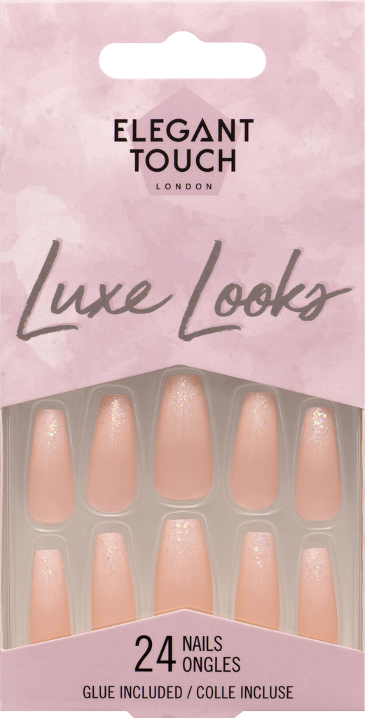 elegant touch luxe looks sugar cookie nails