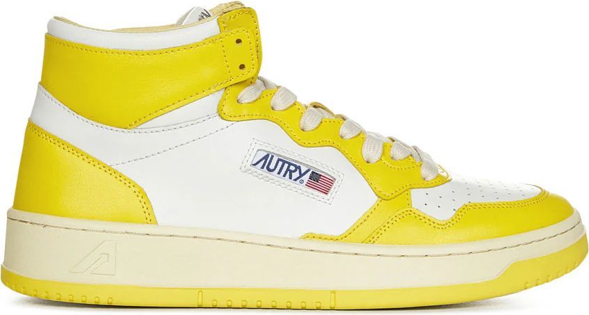 AUTRY Medalist Mid top Sneakers - hvid / gul