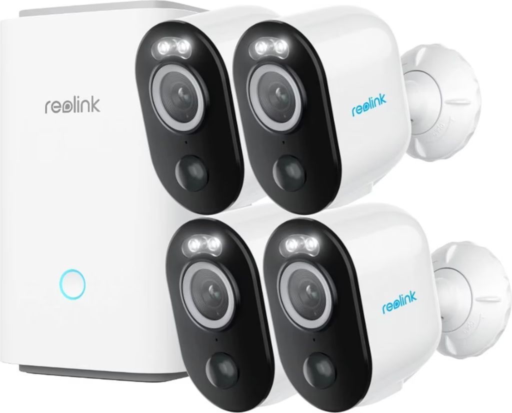 Reolink Home Hub med 4x Argus 3 Pro 2K