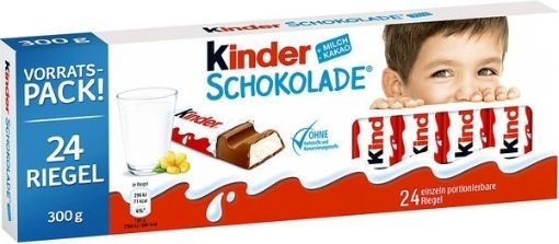ferrero kinder chokolade 300 g.
