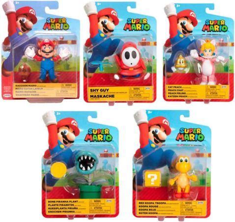 JAKKS Pacific Super Mario Bros 10cm