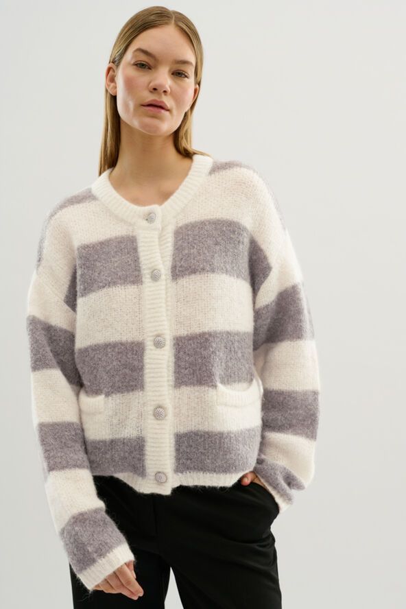 Karen by Simonsen KBRullja Cardigan - Egret
