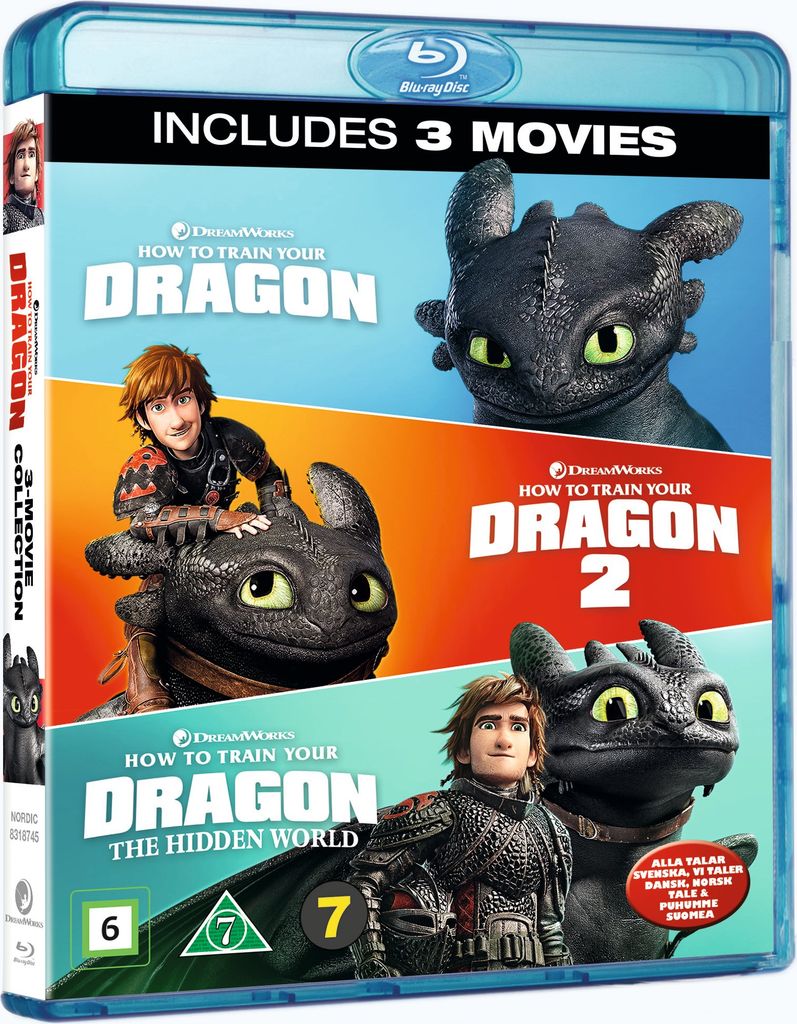 How To Train Your Dragon 1-3 Box