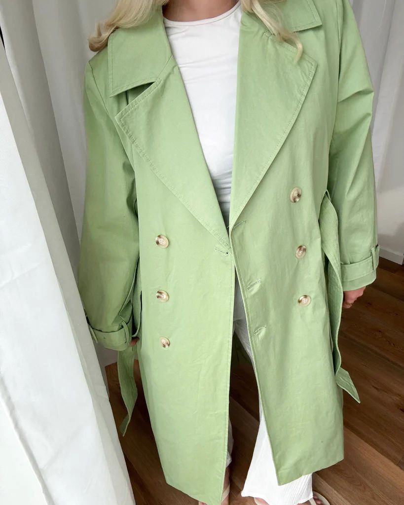 Moves jakke hollie trenchcoat margarita