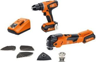 fein akku multimaster amm 300 plus combo kit bauhaus edition12v m/batterier & lader