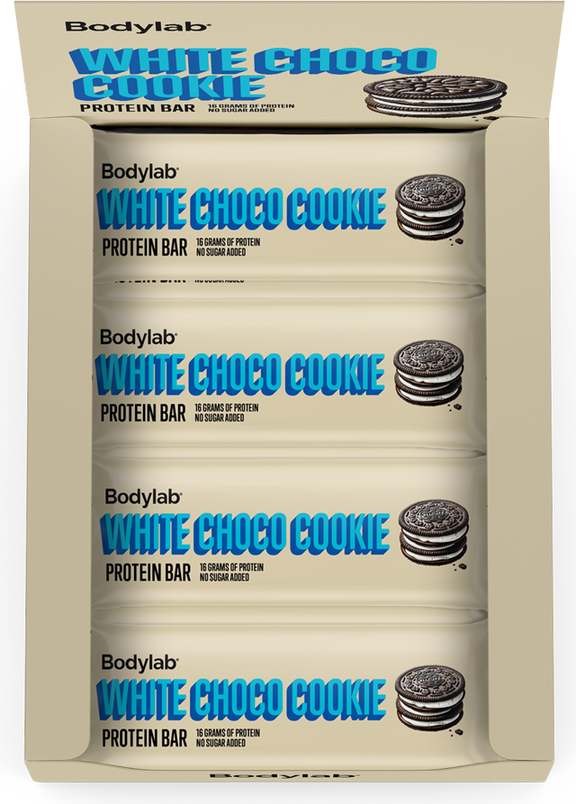 Bodylab Protein Bar 12 x 55 g White Choco Cookie 12 stk
